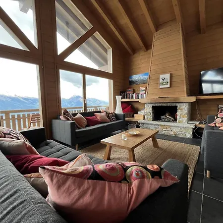 シャレー In Nendaz Near Slopes Fey (Nendaz)